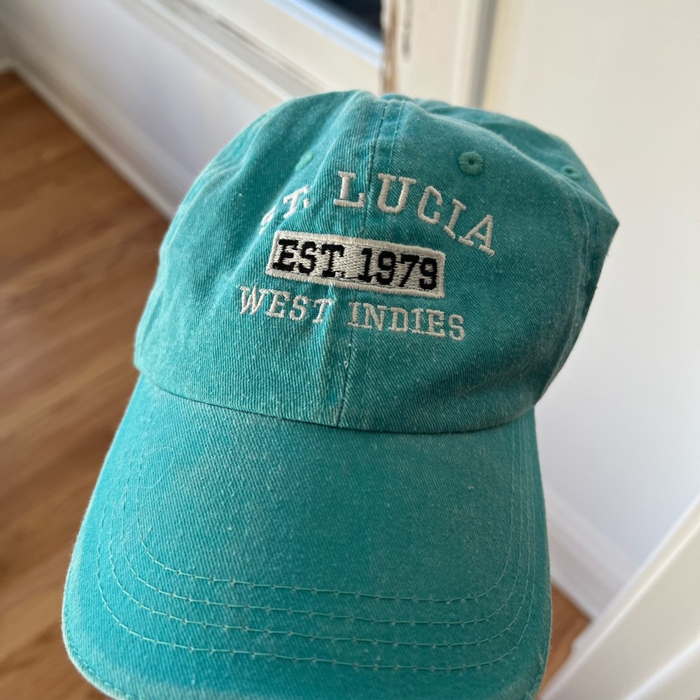 St. Lucia West Indies Est. 1979 Hat from Sandals Grande St Lucian - Picture 2 of 7